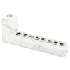 Anna New York Brillante Marble Menorah In White