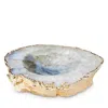 Anna New York Casca 24k Gold Bowl In Tan  Gold