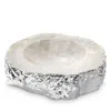 Anna New York Casca Crystal Bowl, Silver In Clear/ White  Silver