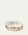 Anna New York Casca Crystal Bowl, Gold