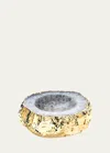 Anna New York Cascita Bowl, Natural Gold In Blue