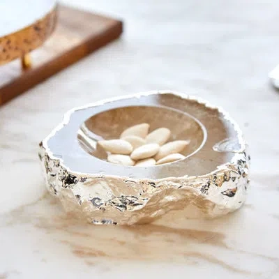 Anna New York Cascita Decorative Bowl In Silver