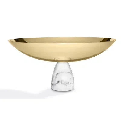 Anna New York Coluna 85 Fl Oz. Fruit Bowl In Gold