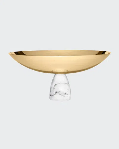 Anna New York Coluna Fruit And Chocolate Bowl In Carrara Gld