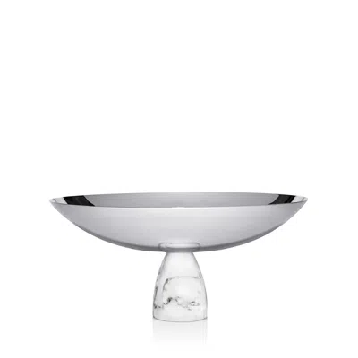 Anna New York Coluna Fruit Bowl In Gray