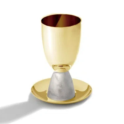 Anna New York Coluna Kiddush Cup In Gold