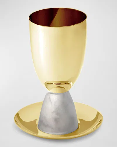 Anna New York Coluna Kiddush Cup In Gold