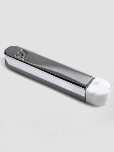 Anna New York Coluna Marble & Stainless Steel Small Mezuzah