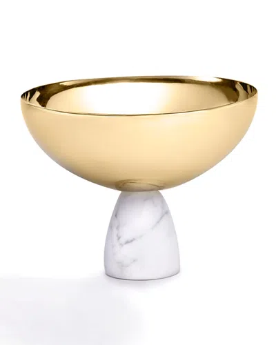 Anna New York Coluna Nut Bowl In Gold