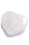 Anna New York Cuore Gemstone Heart In White