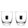 Anna New York Elevo Set Of 2 Double Old Fashioned Glasses In Clear