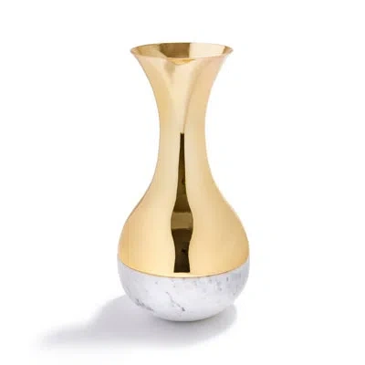 Anna New York Dual Table Vase In Gold