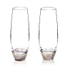 Anna New York Elevo Champagne Glasses, Set Of 2 In Clear