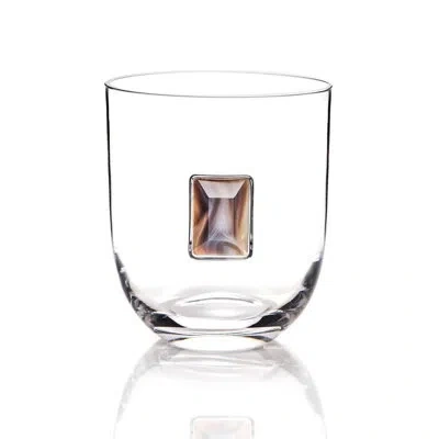 Anna New York Elevo Liquor Ice Bucket In Smoke Agate