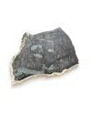 Anna New York Kiva Large Emerald Platter, Gold