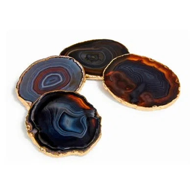 Anna New York Lumino Coaster In Gold
