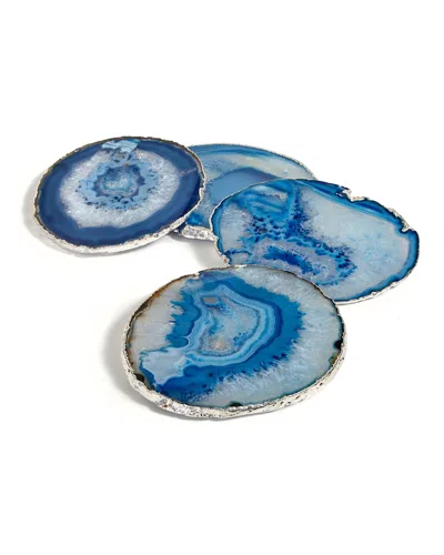 Anna New York Lumino Coasters In Blue