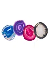 Anna New York Pedra Assorted Coasters, Set Of 4 In Assorted