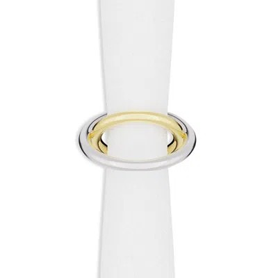 Anna New York Ring Napkin Rings, Set Of 4 In Multi