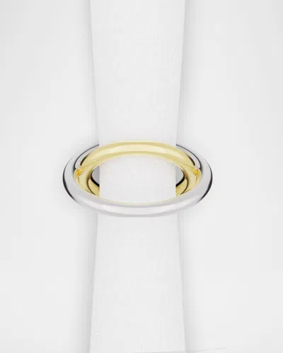 Anna New York Ring Napkin Rings, Set Of 4 In Multi