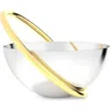 Anna New York Ring Nut Bowl In Metallic