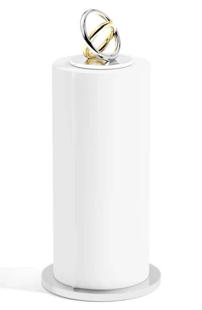 Anna New York Ring Paper Towel Holder In White