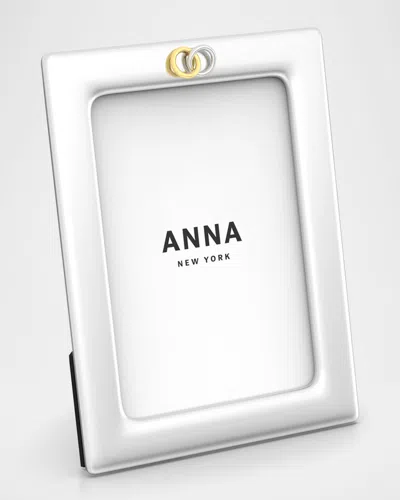 Anna New York Ring Picture Frame In Silver