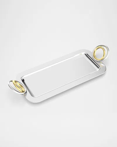 Anna New York Ring Rectangle Small Serving Tray