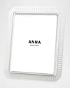 Anna New York Striations Frame, 8" X 10" In White