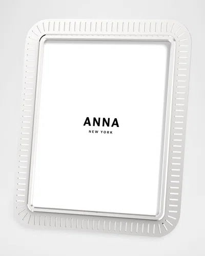 Anna New York Striations Frame, 8" X 10" In White