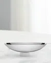 Anna New York Striations Fruit Bowl In Silver