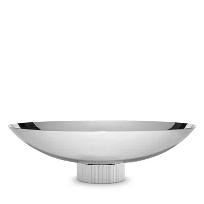 ANNA NEW YORK ANNA NEW YORK STRIATIONS FRUIT BOWL, SILVER TONE