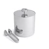 Anna New York Striations Ice Bucket & Tongs Set