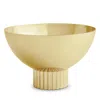 Anna New York Striations Nut Bowl In Gold