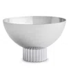 Anna New York Striations Nut Bowl In Silver