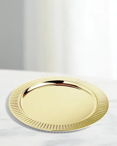 Anna New York Striations Round Serving Tray
