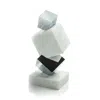 Anna New York Torre Objet D'art In White