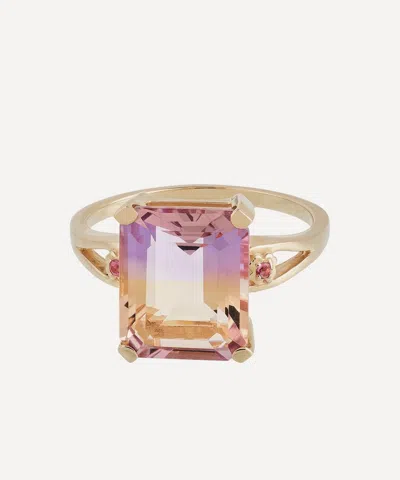 Anna + Nina 14ct Gold Aurora Hue Ring