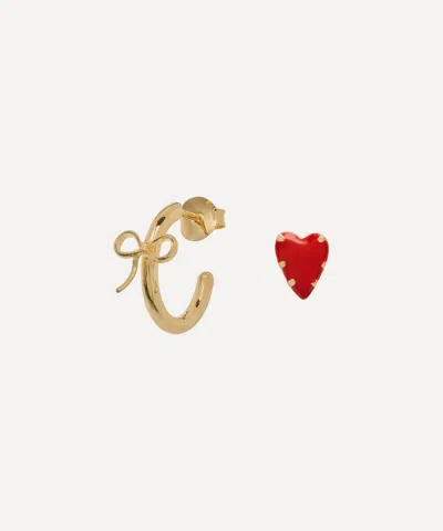 Anna + Nina 14ct Gold-plated Special Gift Earring Set