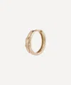 Anna + Nina 14ct Gold Single Buckle Up Hoop Earring
