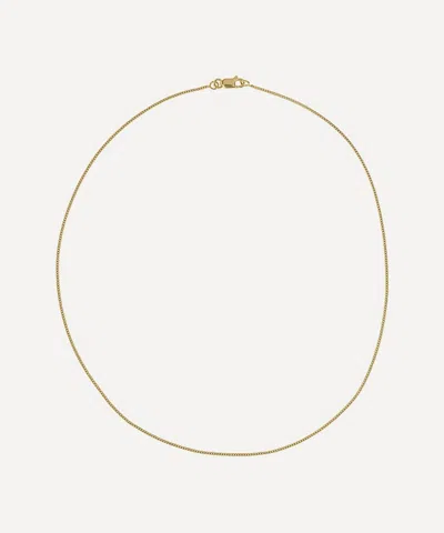 Anna + Nina 14ct Gold-plated Gourmet Plain Necklace