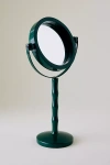 Anna + Nina Bamboo Standing Mirror In Green