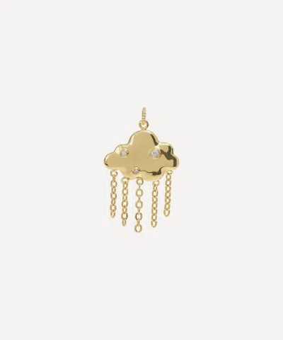 Anna + Nina Fine Coffee Bean Bracelet In Gold