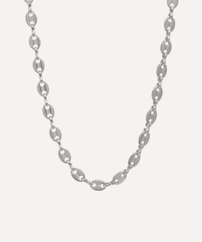 Anna + Nina Fine Coffee Bean Necklace In Gold