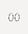 Anna + Nina Gold-plated Archetype Hoop Earrings In Gold