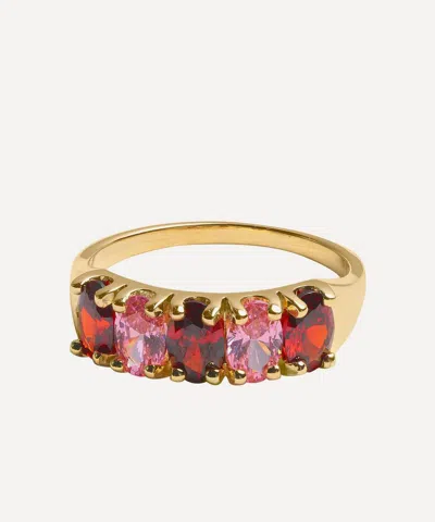 Anna + Nina Gold-plated Coucou Ring