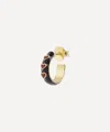 Anna + Nina Gold-plated Queen Of Hearts Hoop Earrings In Gold
