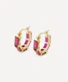 Anna + Nina Gold-plated Rouge Ring Earrings