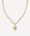Anna + Nina Gold-plated Show Cat Chain Pendant Necklace In Gold