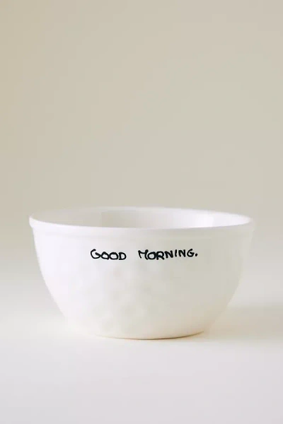 Anna + Nina Good Morning Bowl In White